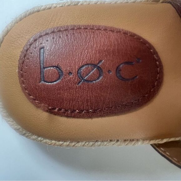 b.o.c by Born Alia Beaded Jeweled Western Boho Brown Buckle Sandals SZ 8 - Picture 8 of 15